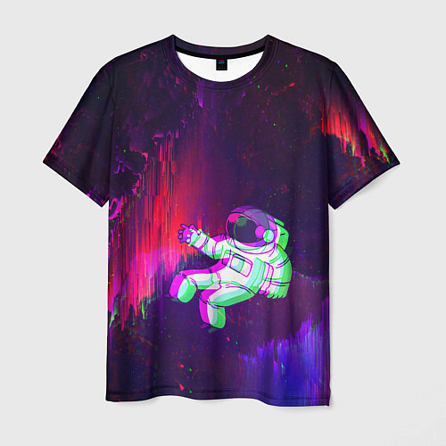 Мужская футболка Space Glitch / 3D-принт – фото 1