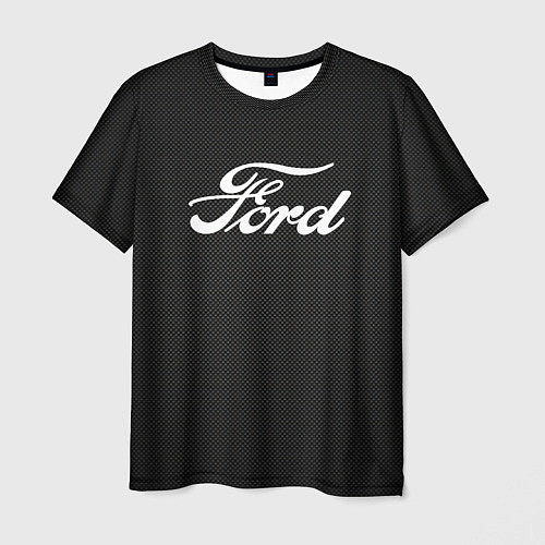 Мужская футболка Ford форд крбон / 3D-принт – фото 1