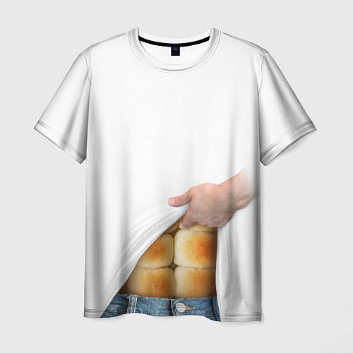 Мужская футболка Мучные кубики / 3D-принт – фото 1