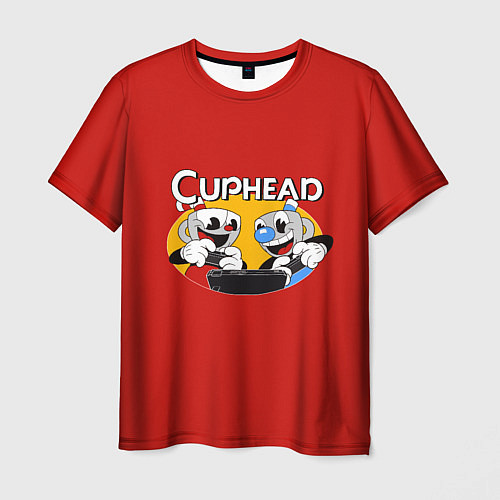 Мужская футболка Cuphead and Mugman Gamers / 3D-принт – фото 1