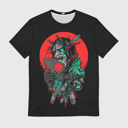 Мужская футболка Меха Демон Они / 3D-принт – фото 1