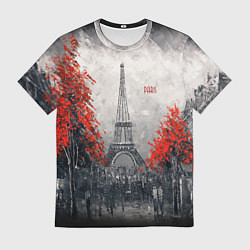 Футболка мужская PARIS, цвет: 3D-принт