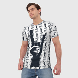 Футболка мужская Рок-н-ролл жив, цвет: 3D-принт — фото 2