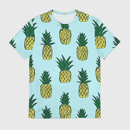 Мужская футболка Рисунок ананасов / 3D-принт – фото 1