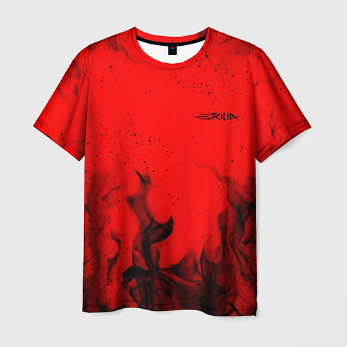 Мужская футболка EXILIA BLACK FIRE / 3D-принт – фото 1