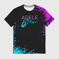Футболка мужская Adele neon, цвет: 3D-принт