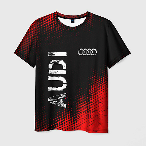 Мужская футболка АУДИ Audi Абстракция / 3D-принт – фото 1