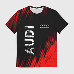 Футболка мужская АУДИ Audi Абстракция, цвет: 3D-принт
