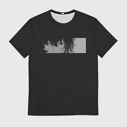 Футболка мужская Осаму Дазай Взгляд, цвет: 3D-принт