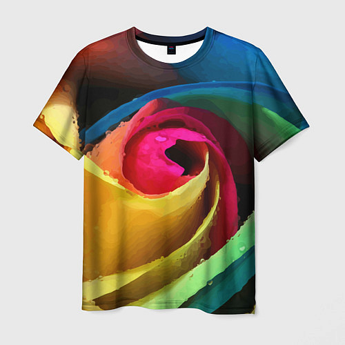 Мужская футболка Роза fashion 2022 / 3D-принт – фото 1