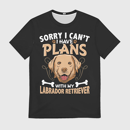 Мужская футболка Моя собака Лабрадор Ретривер / 3D-принт – фото 1