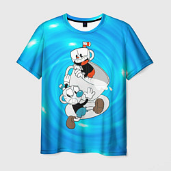Футболка мужская Две чашечки Cupheadг, цвет: 3D-принт
