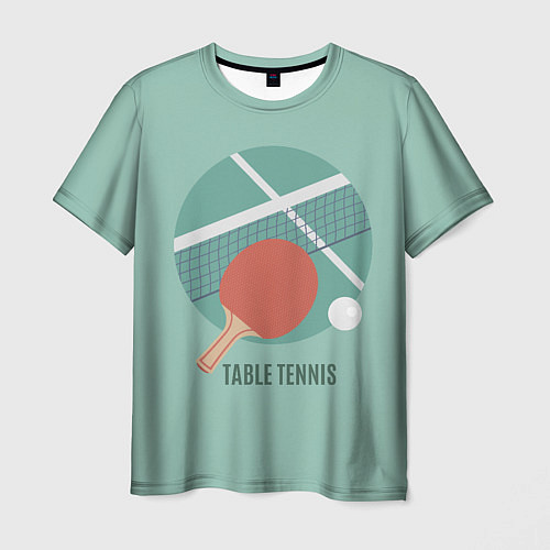 Мужская футболка TABLE TENNIS Теннис / 3D-принт – фото 1