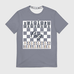 Футболка мужская Lets play chess, цвет: 3D-принт