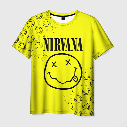 Мужская футболка NIRVANA лого / 3D-принт – фото 1