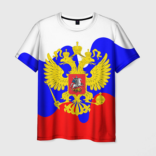 Мужская футболка Герб россии герб / 3D-принт – фото 1