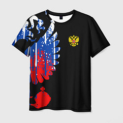 Футболка мужская Герб russia, цвет: 3D-принт