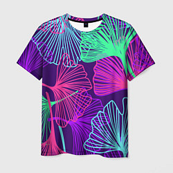 Футболка мужская Neon color pattern Fashion 2023, цвет: 3D-принт