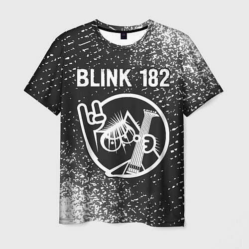Мужская футболка Blink 182 КОТ Спрей / 3D-принт – фото 1