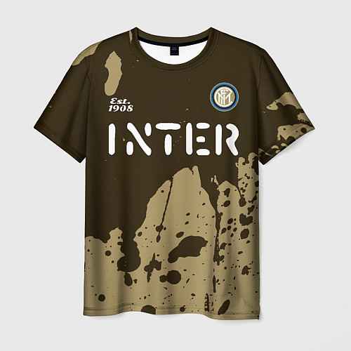 Мужская футболка ИНТЕР Inter Est 1908 Брызги / 3D-принт – фото 1