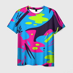 Футболка мужская Color abstract pattern Summer, цвет: 3D-принт