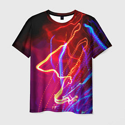 Футболка мужская Neon vanguard pattern Lighting, цвет: 3D-принт