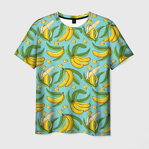 Мужская футболка Banana pattern Summer Fashion 2022 / 3D-принт – фото 1