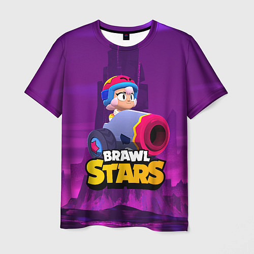 Мужская футболка BrawlStars Бонни с пушкой Bonny / 3D-принт – фото 1
