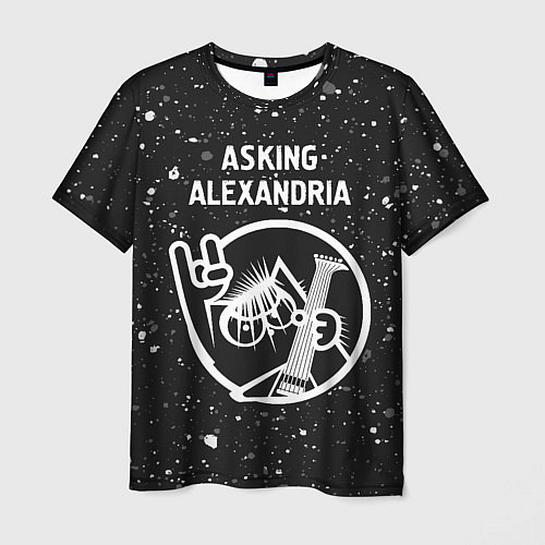 Мужская футболка Asking Alexandria - КОТ - Краска / 3D-принт – фото 1