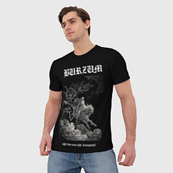 Футболка мужская Burzum ishi krimpatul, цвет: 3D-принт — фото 2