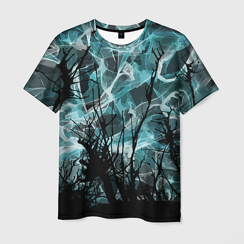 Мужская футболка Темный лес Дополнение Коллекция Get inspired! F-r- / 3D-принт – фото 1