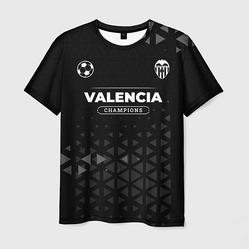 Мужская футболка Valencia Форма Champions / 3D-принт – фото 1