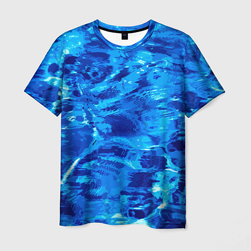 Мужская футболка Vanguard abstraction Water / 3D-принт – фото 1