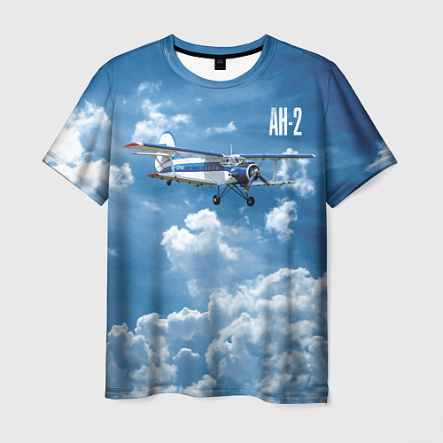 Мужская футболка Самолет Ан-2 / 3D-принт – фото 1