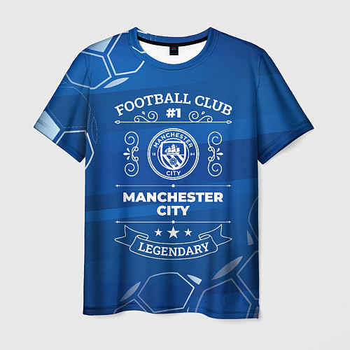 Мужская футболка Manchester City FC 1 / 3D-принт – фото 1