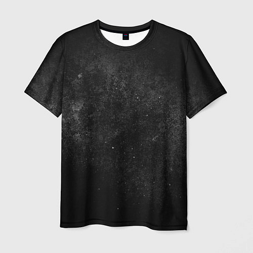 Мужская футболка Черный космос black space / 3D-принт – фото 1