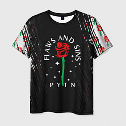 Футболка мужская Payton Moormeie pattern rose, цвет: 3D-принт