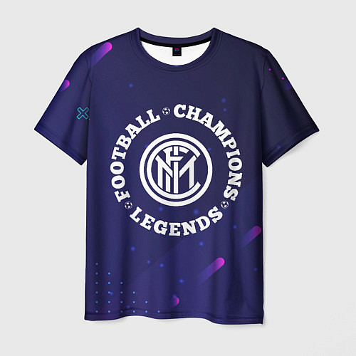 Мужская футболка Inter Легенды Чемпионы / 3D-принт – фото 1