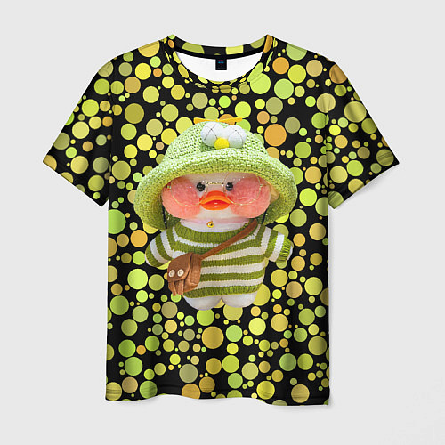 Мужская футболка Лалафанфан взеленой шляпке / 3D-принт – фото 1
