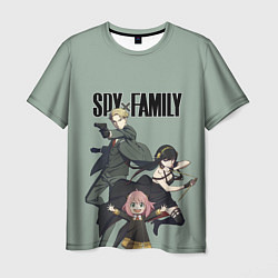 Футболка мужская Spy x Family Семья шпиона, цвет: 3D-принт