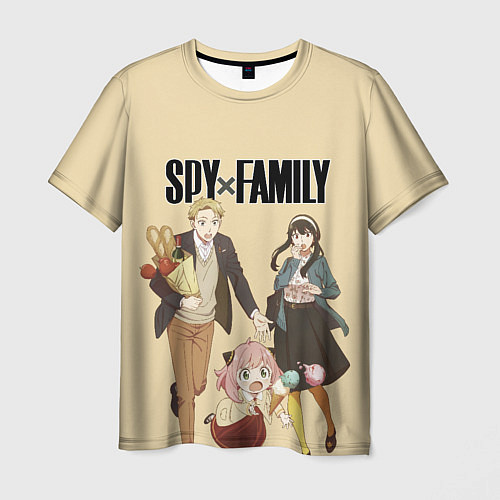 Мужская футболка Spy x Family: Семья шпиона / 3D-принт – фото 1