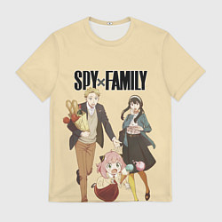 Футболка мужская Spy x Family: Семья шпиона, цвет: 3D-принт