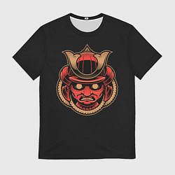 Футболка мужская Чиби Демон Самурай, цвет: 3D-принт