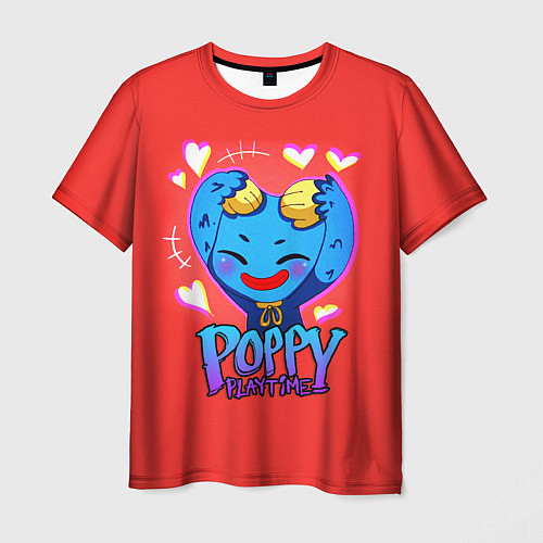 Мужская футболка POPPY PLAYTIME CUTE HAGGY WAGGY - милый Хагги Вагг / 3D-принт – фото 1