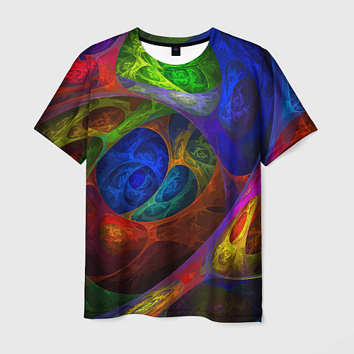 Мужская футболка Абстрактная мультивселенная паттерн Abstraction / 3D-принт – фото 1
