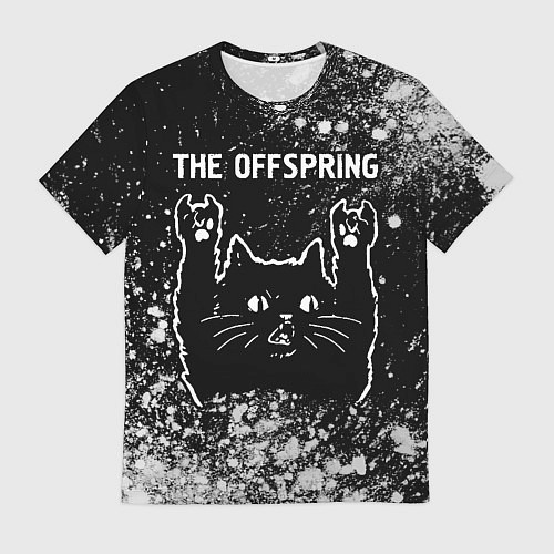 Мужская футболка The Offspring Rock Cat / 3D-принт – фото 1