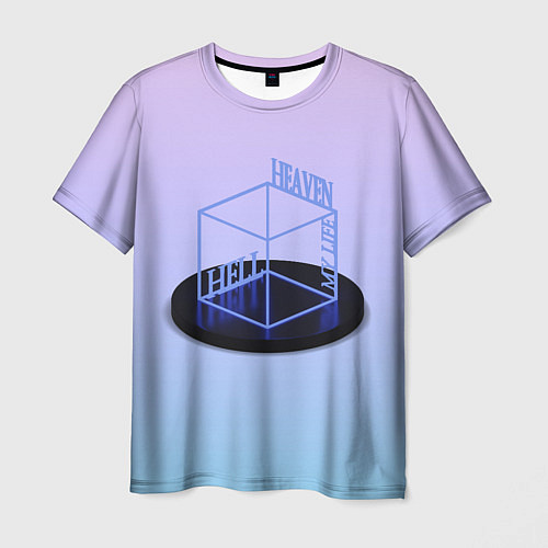 Мужская футболка Куб жизни / 3D-принт – фото 1