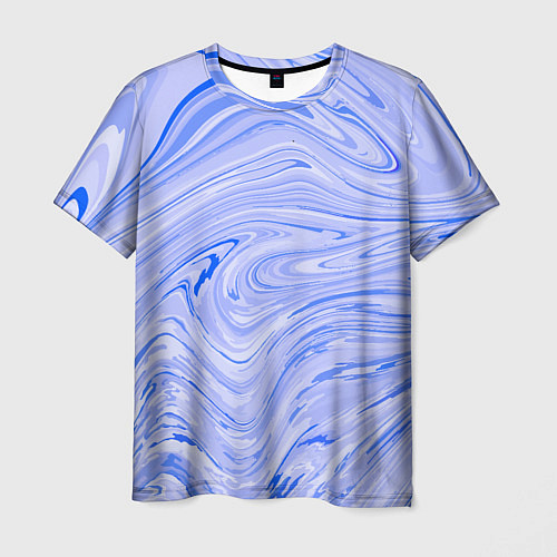 Мужская футболка Abstract lavender pattern / 3D-принт – фото 1