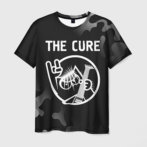 Мужская футболка The Cure КОТ Камуфляж / 3D-принт – фото 1