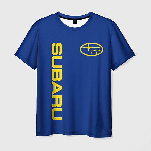 Мужская футболка SUBARU-СУБАРУ Классические цвета / 3D-принт – фото 1